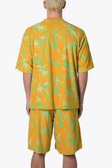 Jacquard Terry Shirt | Yellow x Green