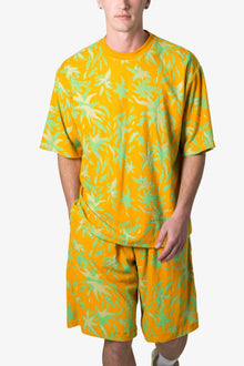 Jacquard Terry Shirt | Yellow x Green