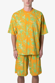 Jacquard Terry Shirt | Yellow x Green