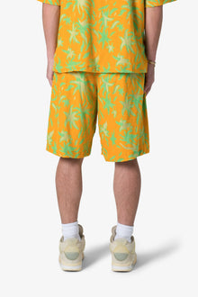 Jacquard Terry Shorts | Yellow x Green