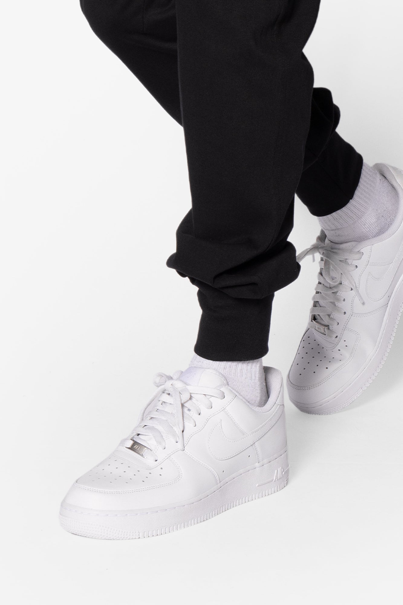 Jersey Cargo Pocket Sweatpants | Black