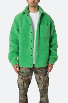 Jewel Sherpa Jacket | Green