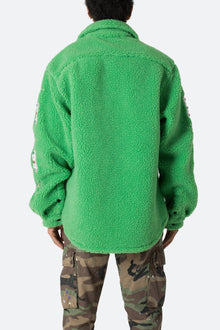Jewel Sherpa Jacket | Green
