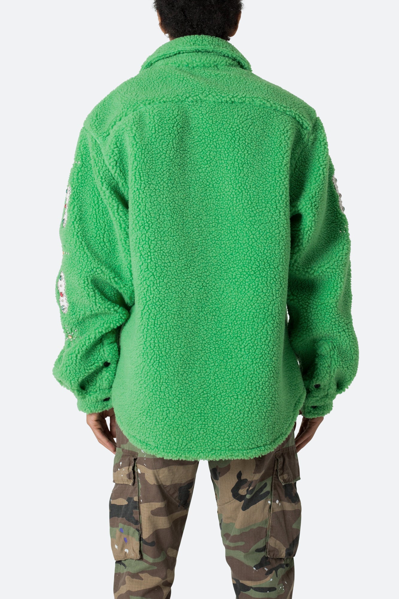 Jewel Sherpa Jacket | Green