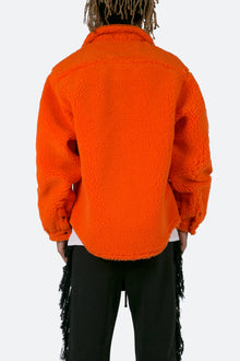 Jewel Sherpa Jacket | Orange