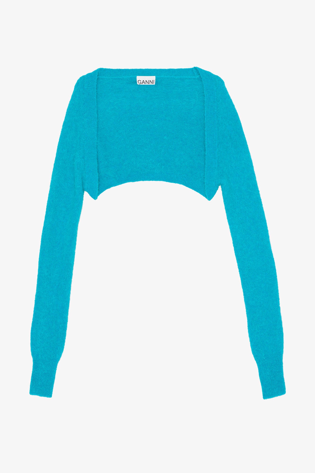 Brushed Aplaca Bolero | Blue Curacao