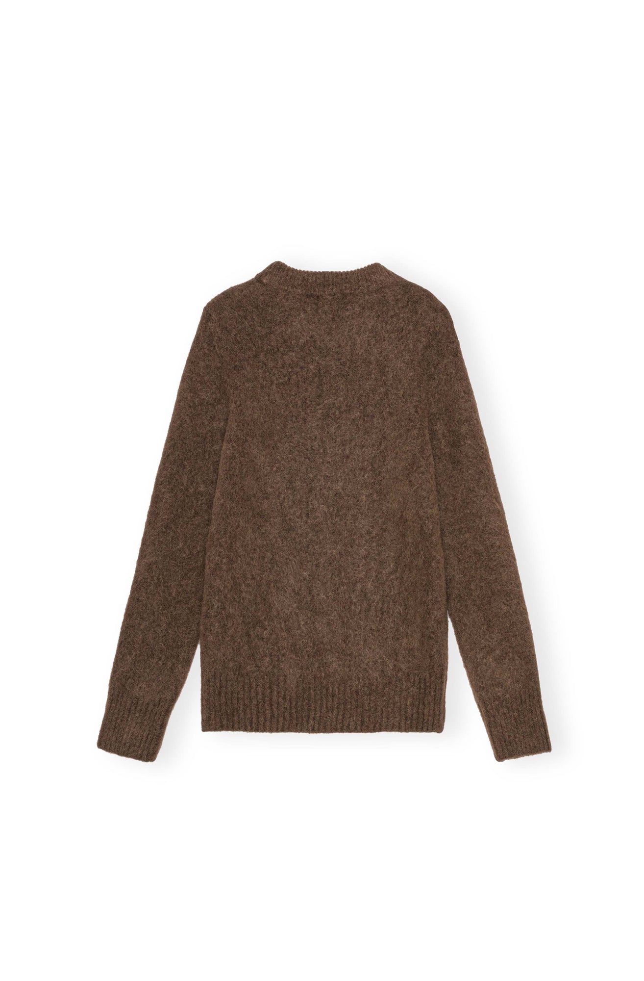 Brushed Alpaca O-Neck | Rain Drum