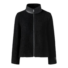 Kaitlyn Boucle Trapez Jacket In Wool | Black