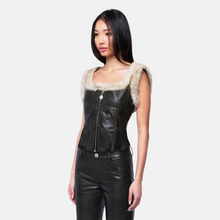 OW Collection KENDRA Top Top 237 - Distressed Black