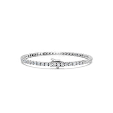 Womens | Tennis Bracelet - II | 14K White Gold | 5 CTW Round Cut Lab Grown Diamond | G-SI