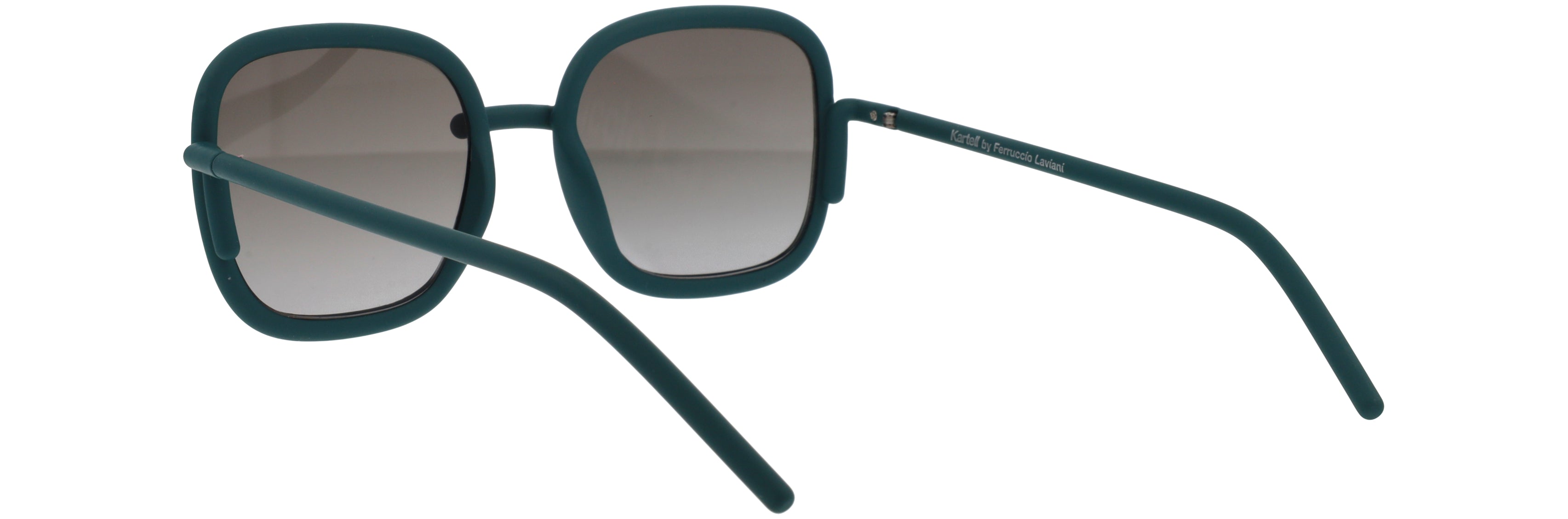 Unisex | Segmenti Square Sunglasses | Petrol Lens | Petrol