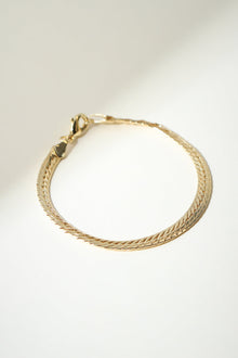 The Knitted Cuban Link Bracelet | 18Kt Gold Filled