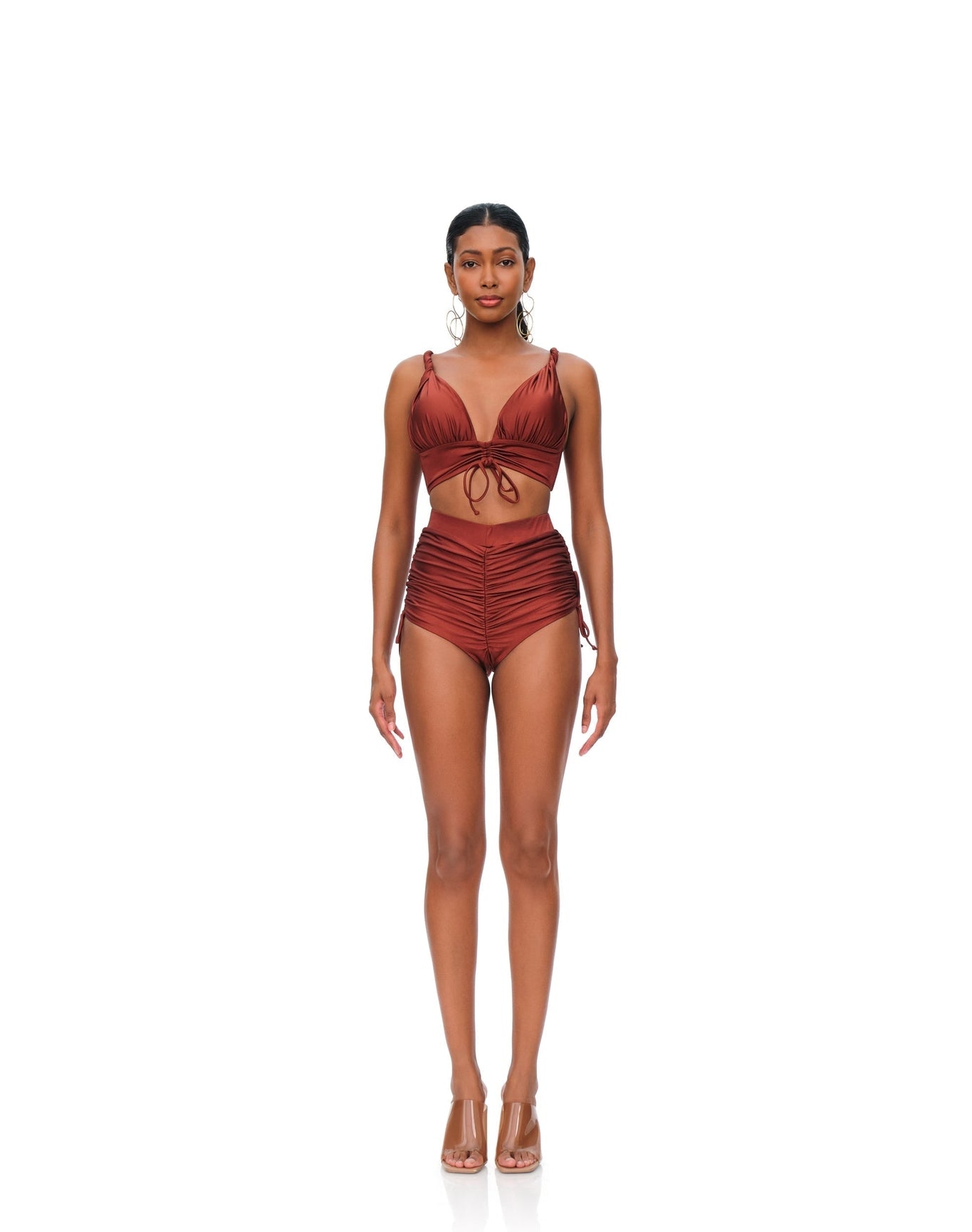 Karo Bikini Top | Chocolate