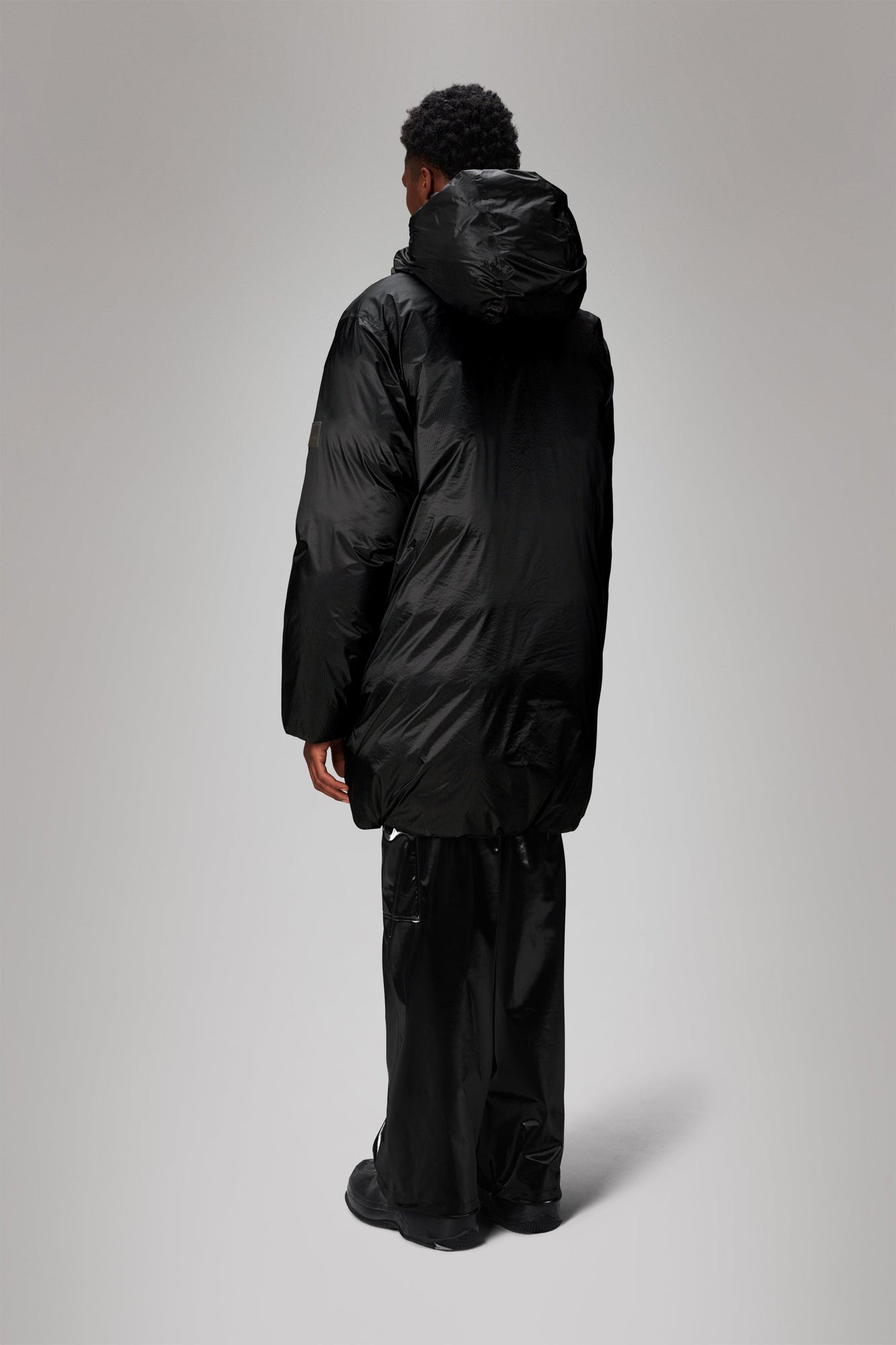 Kevo Long Puffer Jacket | Black