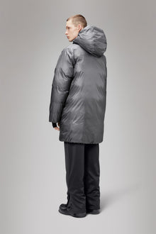 Kevo Long Puffer Jacket | Grey