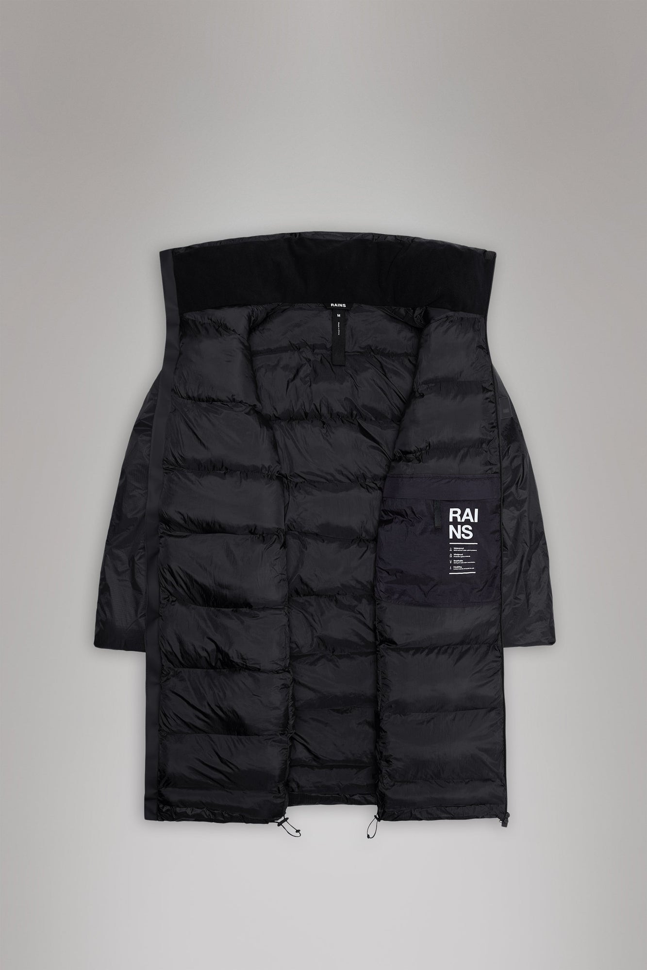 Kevo Longer Puffer Jacket | Black