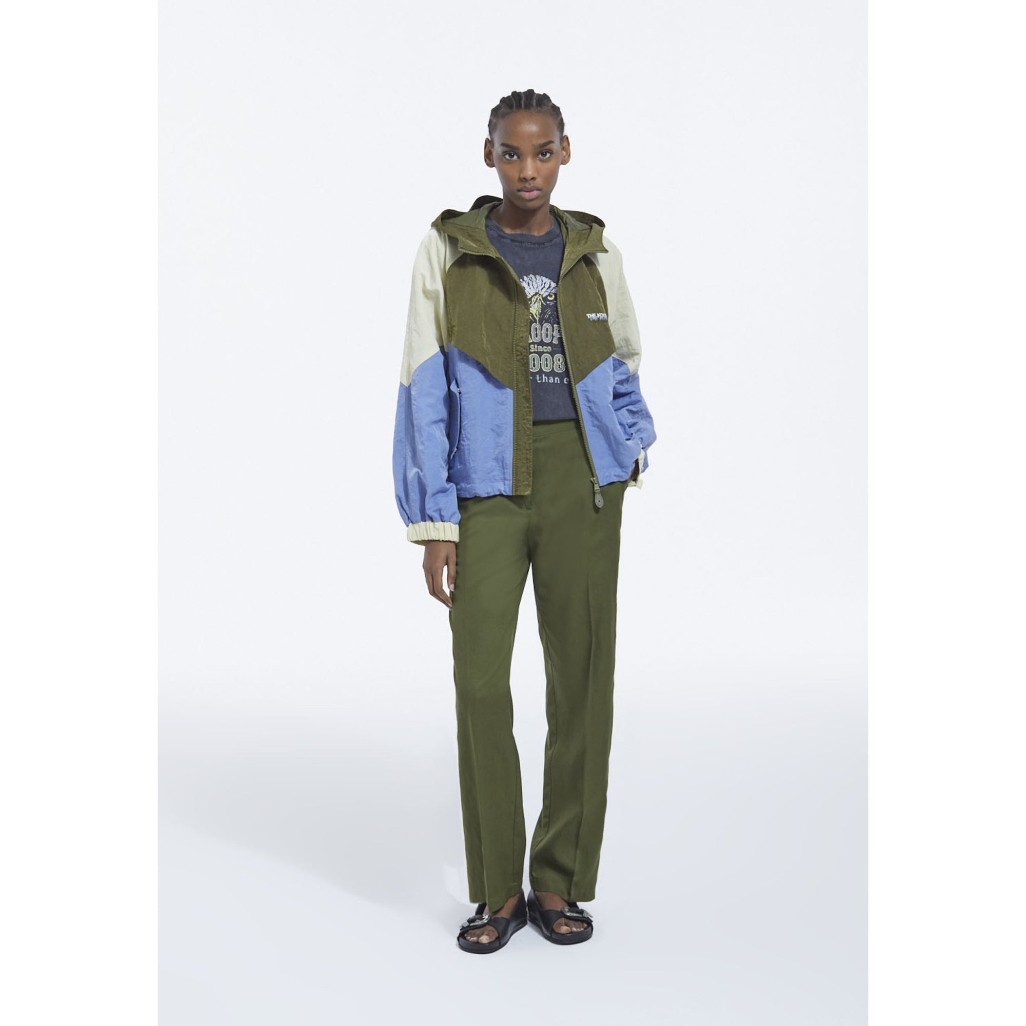 Tencel Military-Style Pants | Women | Khaki