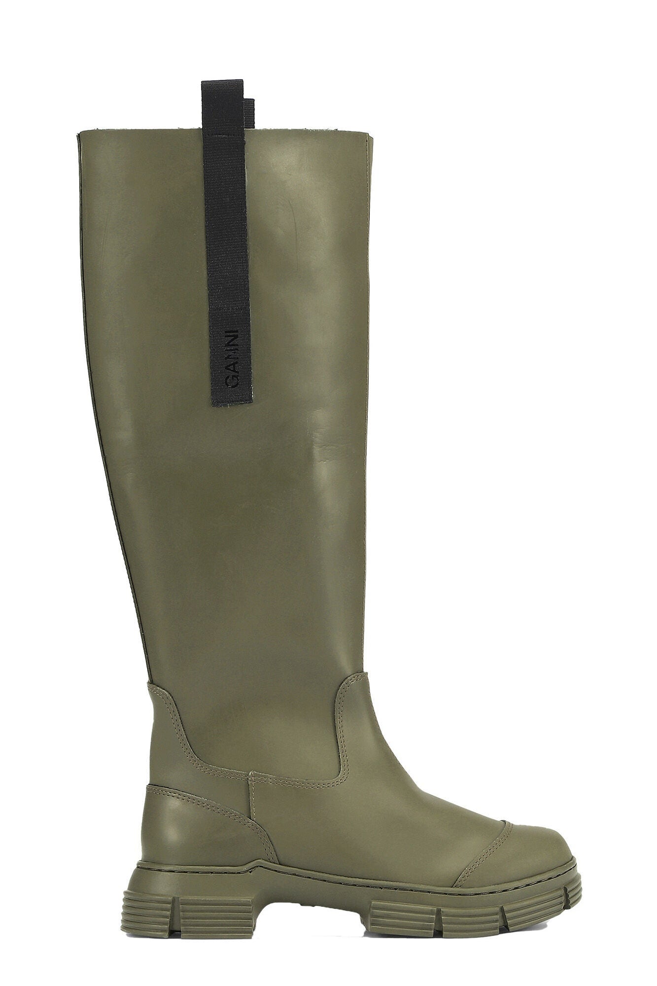 Knee Length Green Country Boots | Kalamata