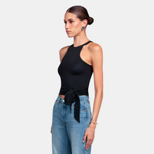 OW Collection LANA Tie Top Account 002 - Black Caviar