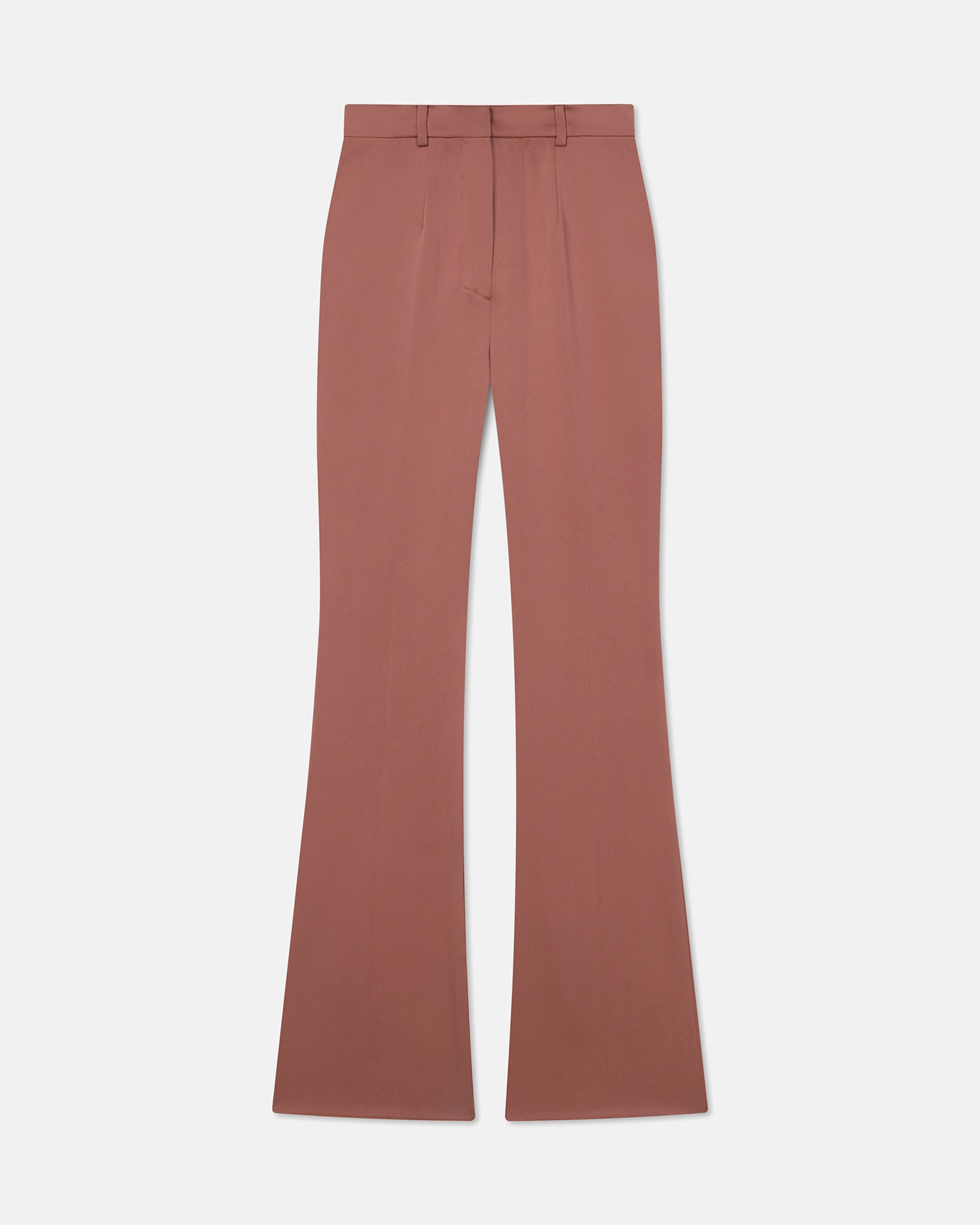 Leena Slip Satin Pants | Brown Terra