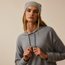 Women | Wool Cashmere Beanie | Grey Heather