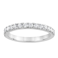 Womens | 0.50 CT Round Cut Lab Grown Diamond | Wedding Band | 10K White Gold | J-SI-I1