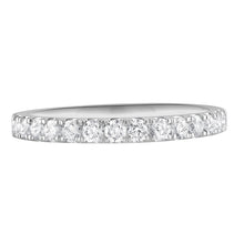 Womens | 0.50 CT Round Cut Lab Grown Diamond | Wedding Band | 10K White Gold | J-SI-I1