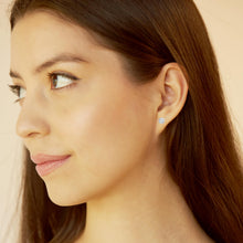 Womens | 1.25 CT Round Cut Lab Grown Diamond | Solitaire Stud | 14K White Gold | I-I1