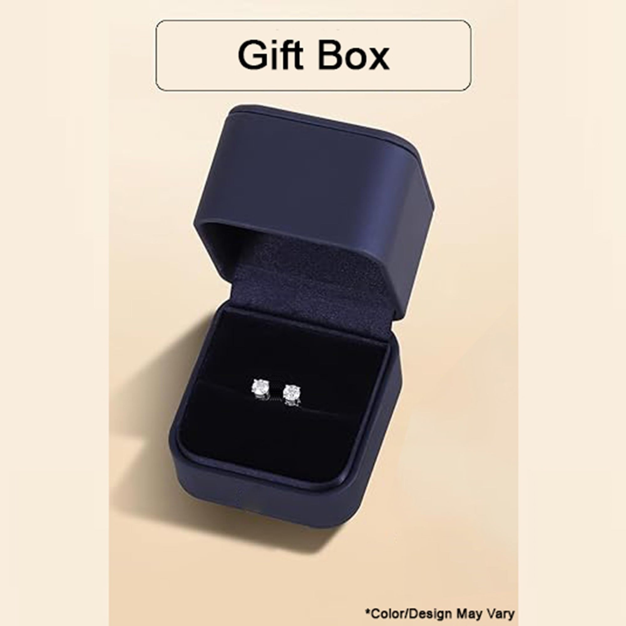 Womens | 1.25 CT Round Cut Lab Grown Diamond | Solitaire Stud | 14K White Gold | I-I1