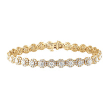 8.00 CT Round Lab-Grown Diamond | Tennis Bracelet | 14K Yellow Gold | F Color | VS Clarity