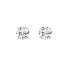 2.00 CT Round Lab-Grown Diamond | Stud Earrings | 14K White Gold | I-J Color | SI Clarity