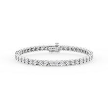 Womens | 2.00 CT Round Cut Lab Grown Accent Diamond | Tennis Bracelet | Sterling Silver | I-I1