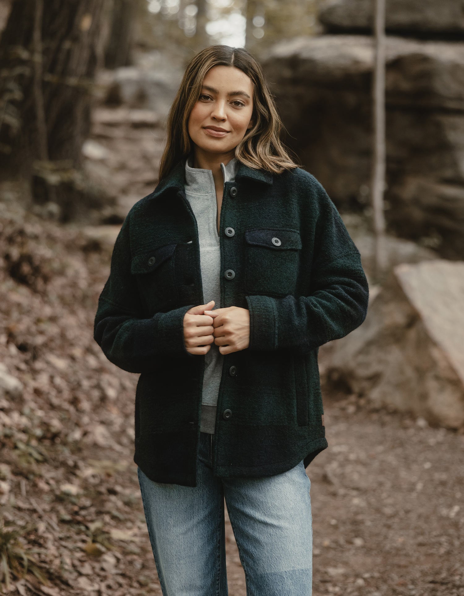 Women | Logan Ski Lodge Jacket | Blackwatch Plaid