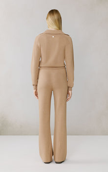 Lindsey Fit And Flare Pant | Teak Heather
