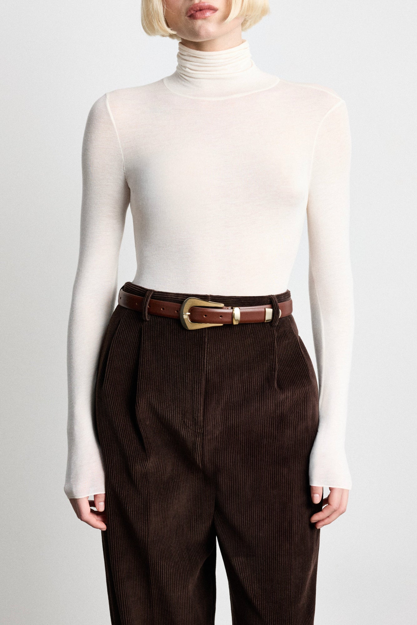 Colette Belt | Mahogany & Pale Gold