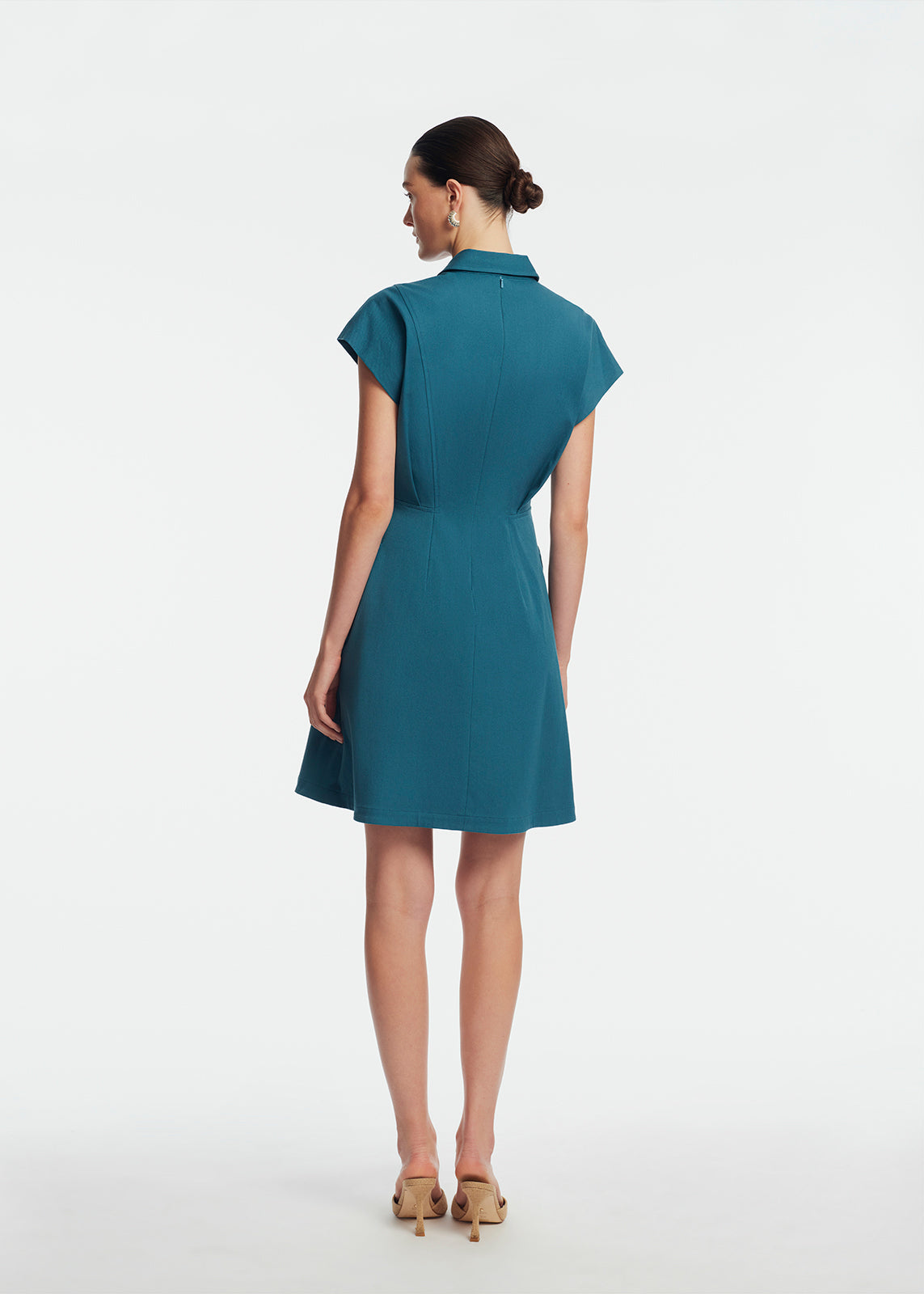 Stretch Cotton Safari Dress | Mallard