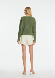 V-Neck Knit | Cactus