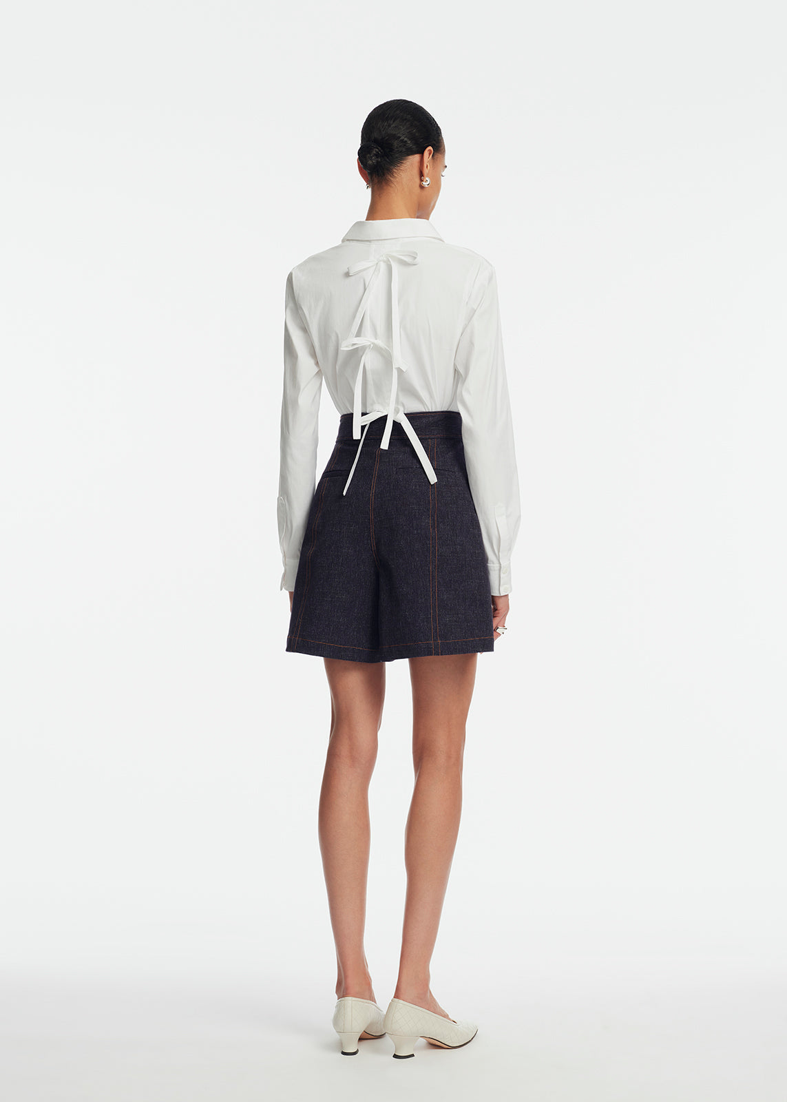 Stretch Denim Short | Midnight