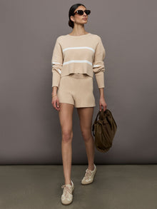 Olly Shorts | Beige Melange