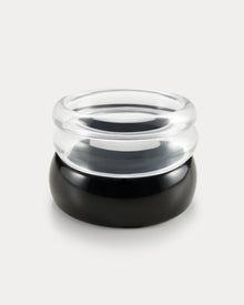 The Bondi Bangle Set | Set of 3 Bangles | Black/Translucent