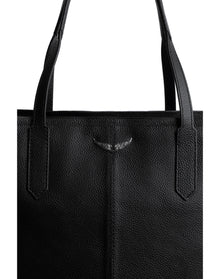 Women | Mick Wings Grained Leather | Noir