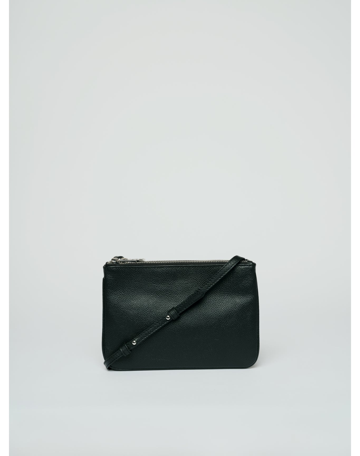 Women | Duo Wings Grained Leather | Black