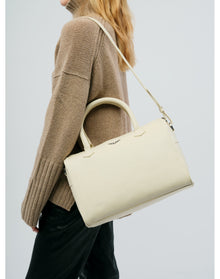 Women | Sunny Medium Wings Grained Leather | Flash