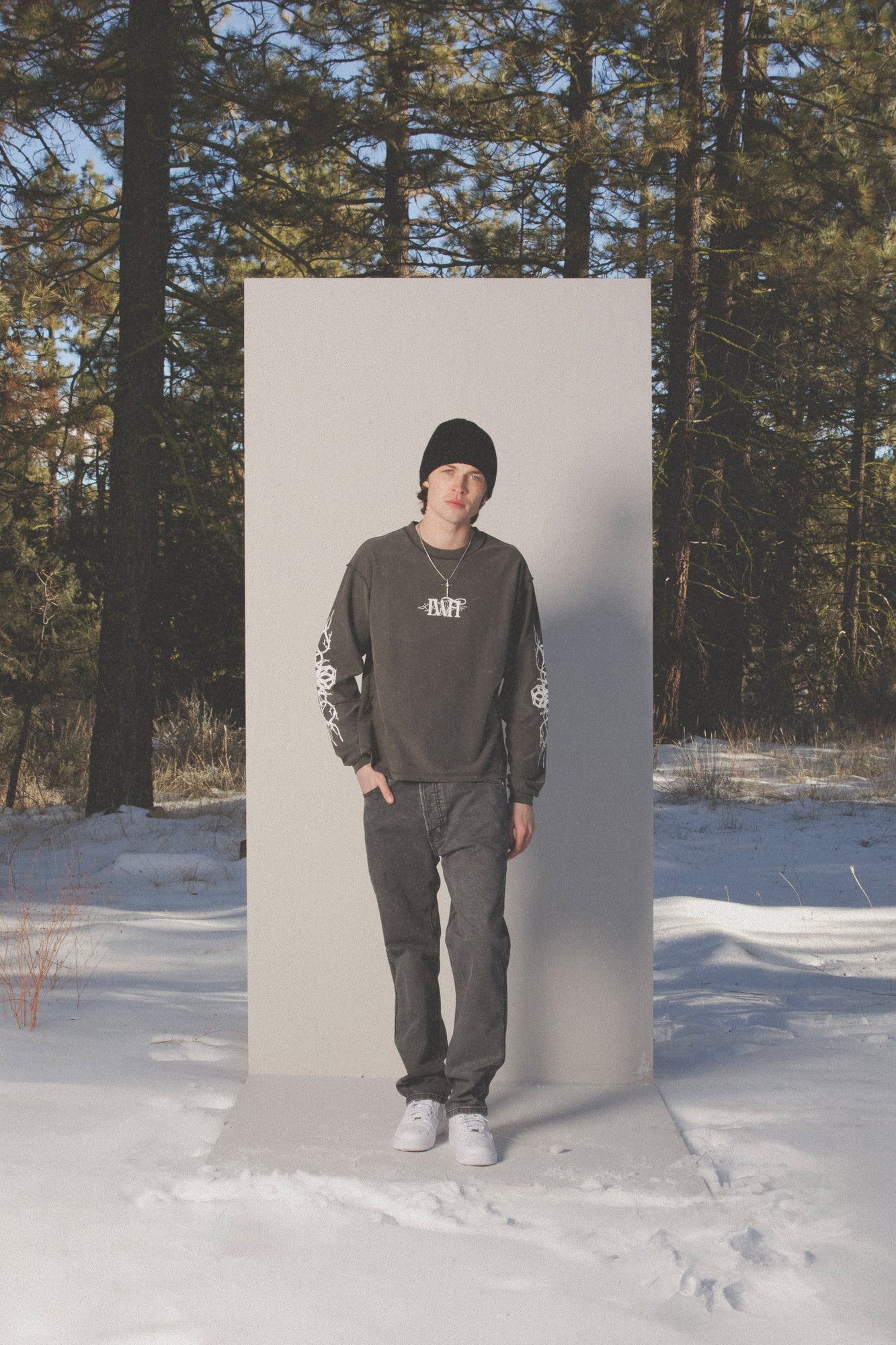LWH Thorn Logo L x S Tee | Vintage Black