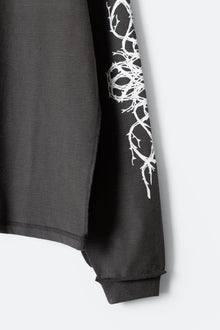 LWH Thorn Logo L x S Tee | Vintage Black