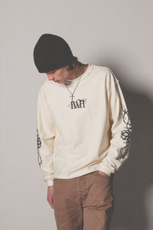 LWH Thorn Logo L x S Tee | Vintage White