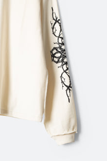 LWH Thorn Logo L x S Tee | Vintage White