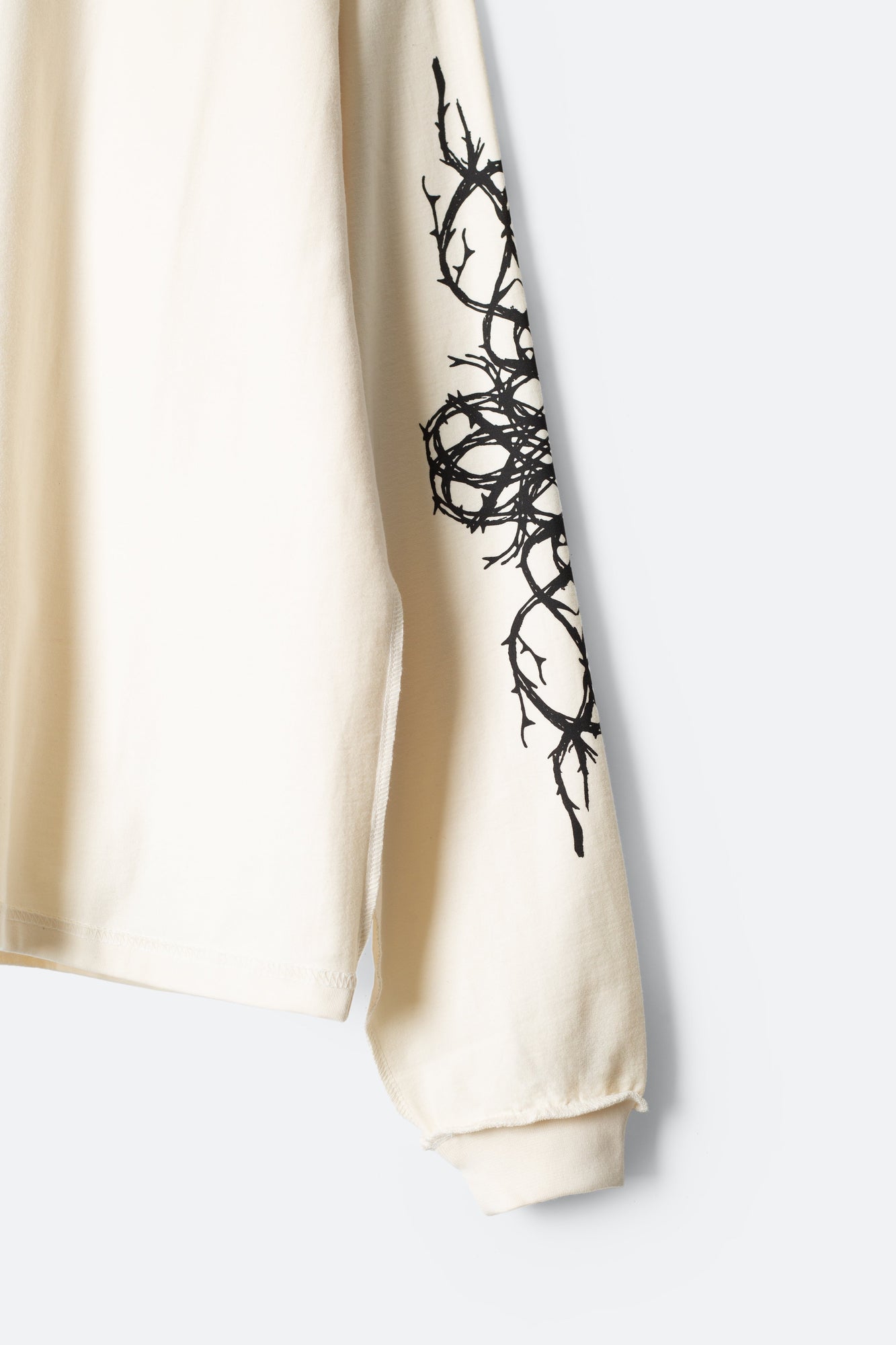 LWH Thorn Logo L x S Tee | Vintage White