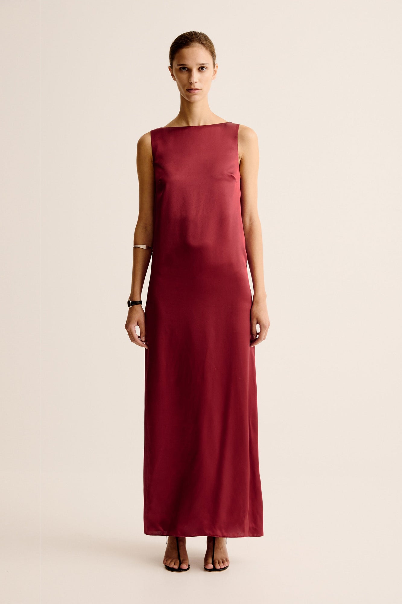 Finesa Cowl Dress | Spiced Wine