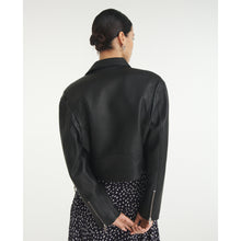 Leather Jacket With Zips | Women | Black